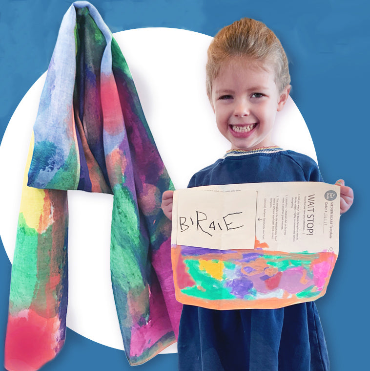 Print a Template &amp; Design Your Own Scarf – The Scarf Studio