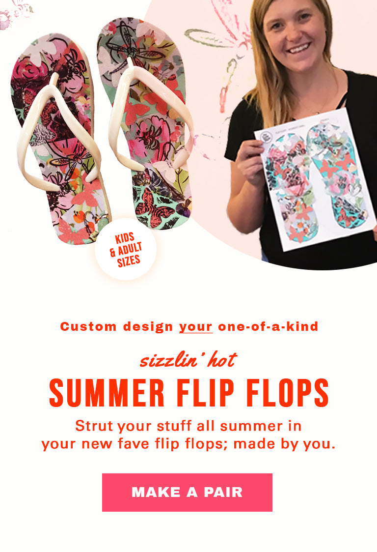 The Scarf Studio - Summer Flip Flops Mobile Banner