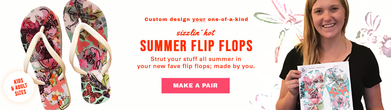 The Scarf Studio - Summer Flip Flops